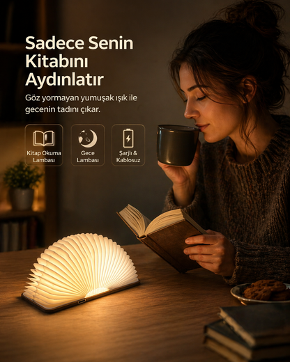 Şarjlı Kitap Lamba