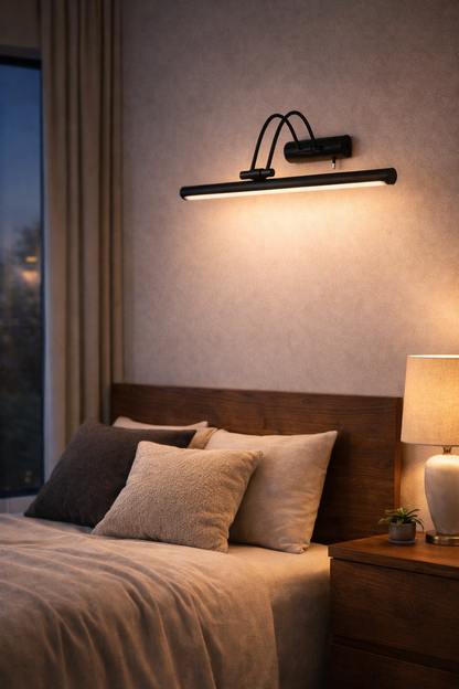 Siyah Flüt Aplik Duvar Aydınlatma