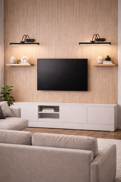 Siyah Flüt Aplik Duvar Aydınlatma