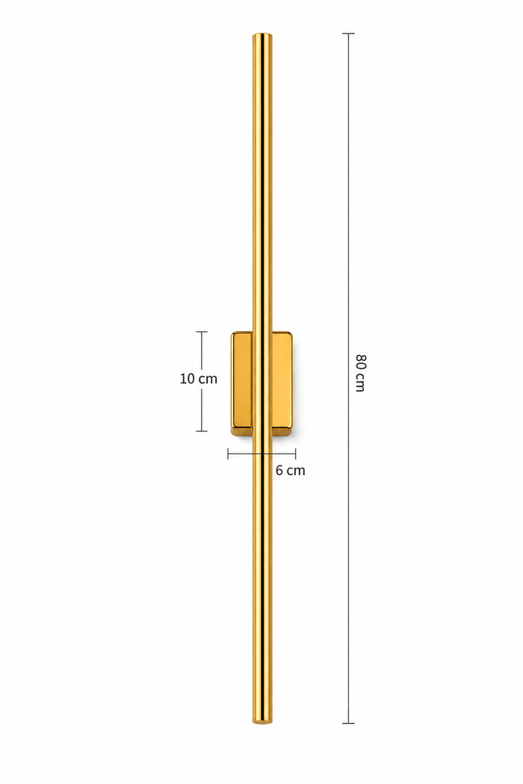 Gold Kasa Lavanta Aplik 2 Adet Duvar Dekorasyon Aydınlatması Şık Ambiyans 12w Gün Işığı ELEKTRİKLİ - Voxify