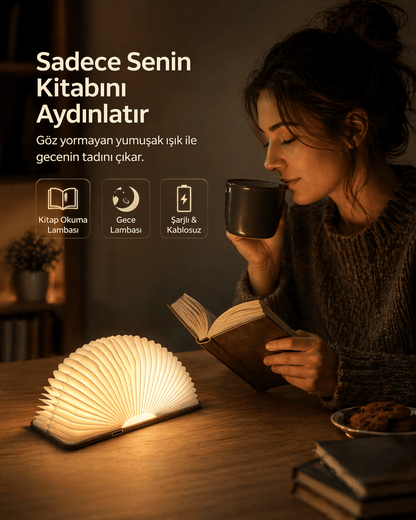 Şarjlı Kitap Lamba - Voxify