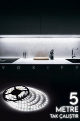 VOXIFY Adaptörlü Şerit LED – Gün Işığı / Beyaz - Voxify
