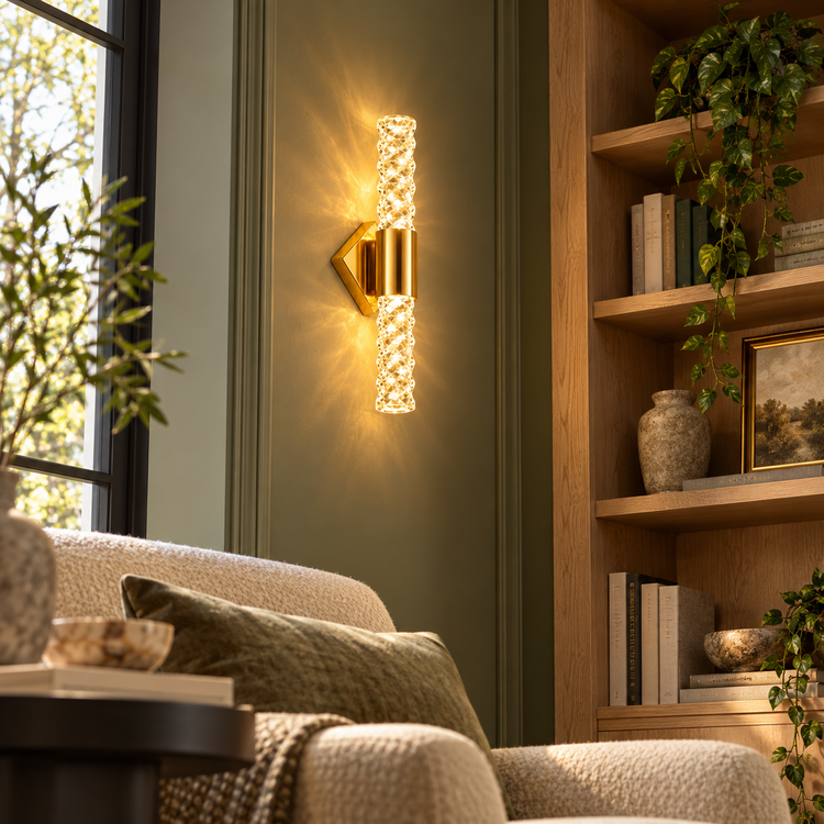 VOXIFY Burgu Desenli Aplik Gold — tekli alçak açı. Dekoratif kullanım görseli.