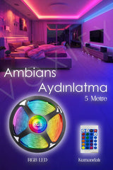 VOXIFY Kumandalı RGB Şerit LED – 2.5 / 5 Metre - Voxify
